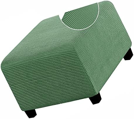 Square Ottoman Cover 18x18 20x20 36x36 Stretch Velvet Slipcover 1