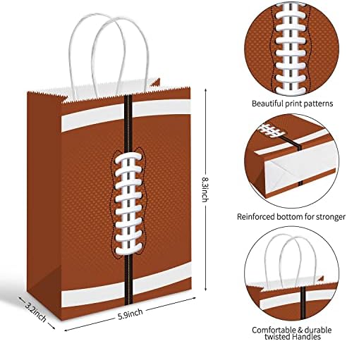 16 Pcs Football Party Bags for Boys and Girls
