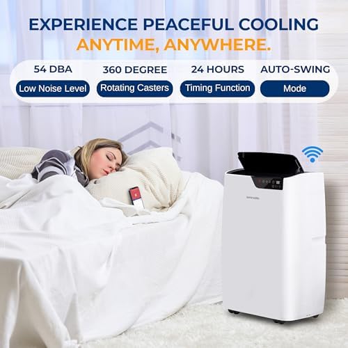 SereneLife 12000 BTU Portable Air Conditioner 4-in-1 1