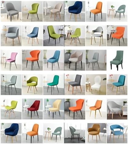 Custom Stretch Dining Chair Cover Set of 2 for Modern Kitchen