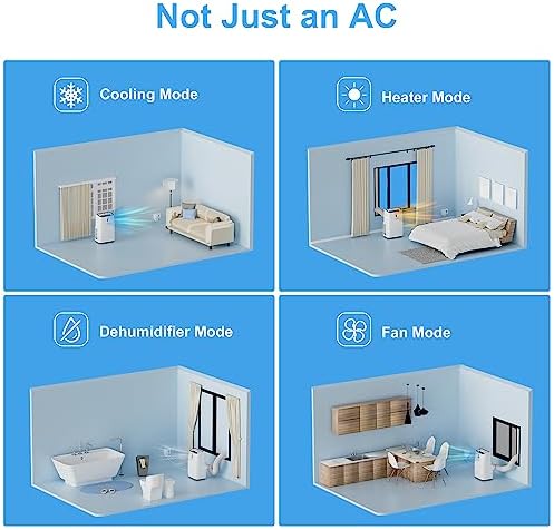 Wiytamo 14000 BTU Portable AC with WiFi and Smart App Control