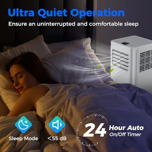 DORTALA 9000 BTU Portable AC Unit with Fan and Dehumidifier 1