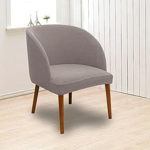 2 Pcs Curved Back Dining Chair Slipcover