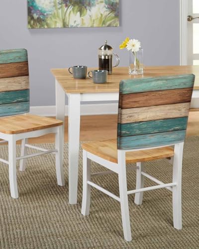 Teal Turquoise Dining Chair Covers Set of 4 1