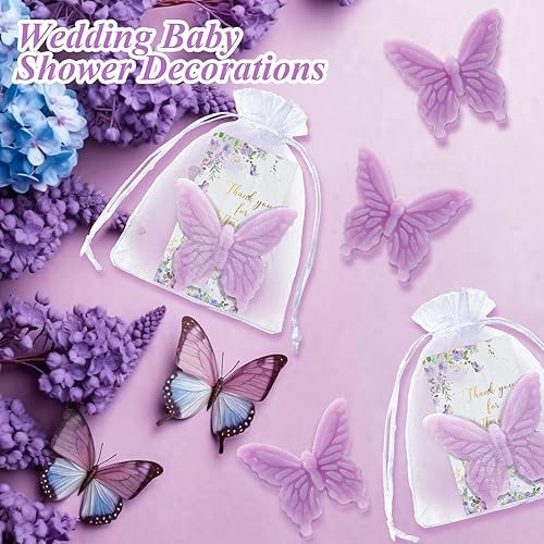 Dunzy 100 Piece Butterfly Theme Baby Shower Favors