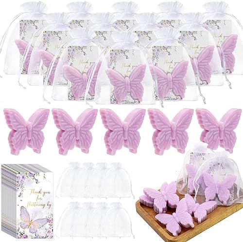 Dunzy 100 Piece Butterfly Theme Baby Shower Favors