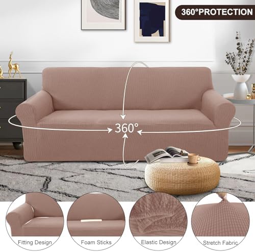U-Nice Home Stretch Sofa Cover with Elastic Bottom 1