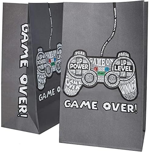 Blue Panda Gamer Goodie Bags 36 Pack Tote Bags