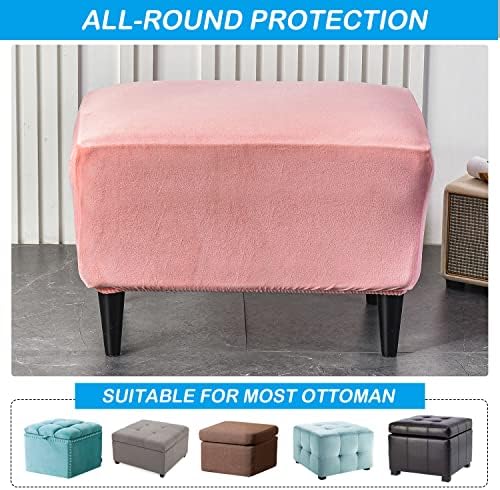 OBCREAT Velvet Stool Cover with Elastic Bottom