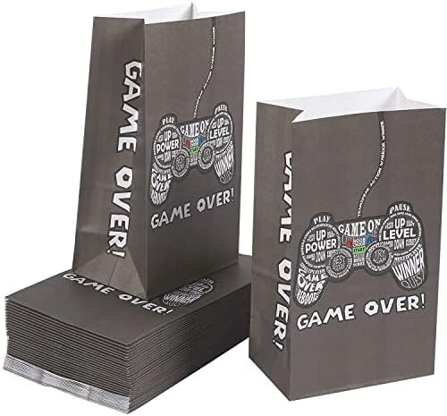 Blue Panda Gamer Goodie Bags 36 Pack Tote Bags