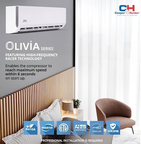 Cooper Hunter Dual Zone Ductless Mini Split Air Conditioner Heat Pump Full Set