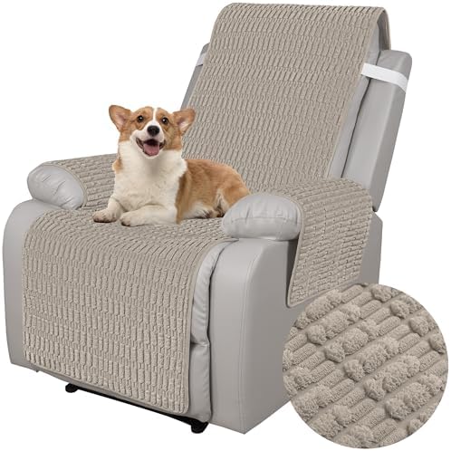 Foxdecor Recliner Chair Covers - Brown 23 W 1