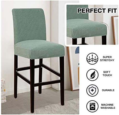 Flamingo P Bar Stool Covers 4 Pack with Backs