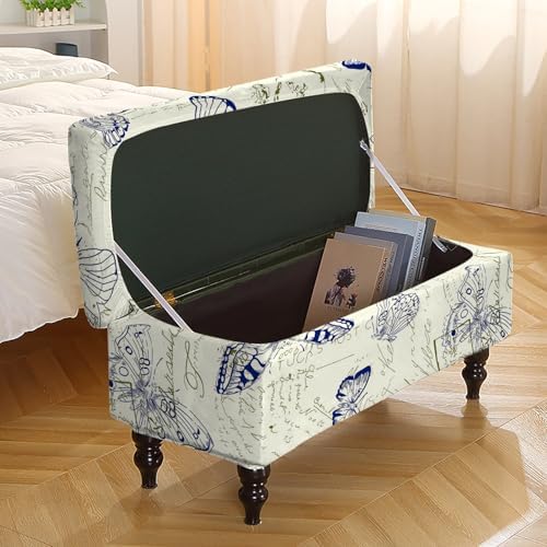 Eco-Ancheng Rectangle Ottoman Slipcover for Living Room