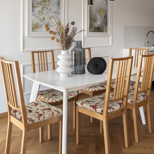 Western Cowboy Seat Covers for 4 Dining Chairs