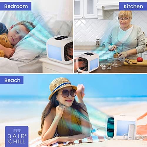 3AIR Chill Personal Air Cooler with LED Light