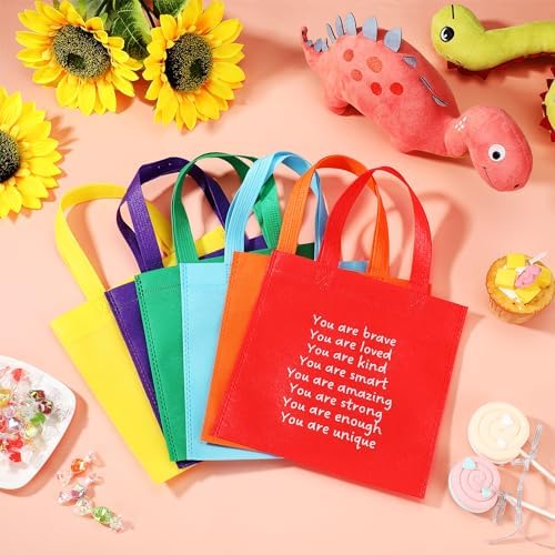 Coume 96 Sets Reusable Gift Tote Bags for School Supplies