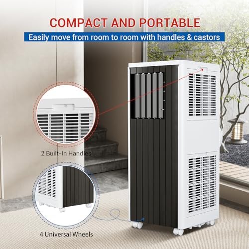 8000 BTU Portable AC for Room Up to 350 Sq Ft