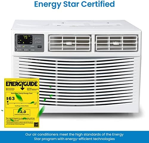 8000 BTU Window Air Conditioner for 350 Sq Ft Room