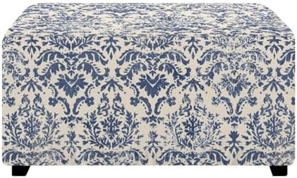 Retro Pattern Large Ottoman Slipcover Footstool Cover