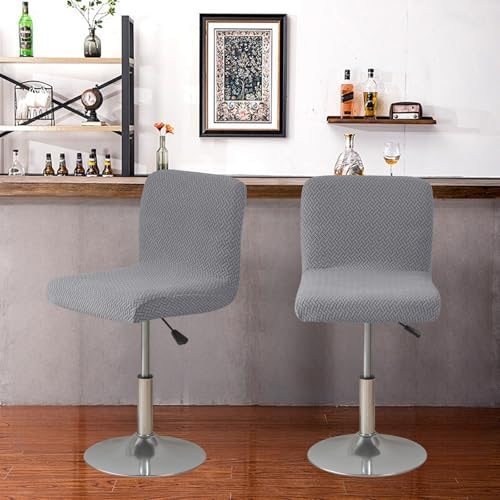 FUANGUI Stool Covers Set of 2 for Kitchen and Pub Chairs