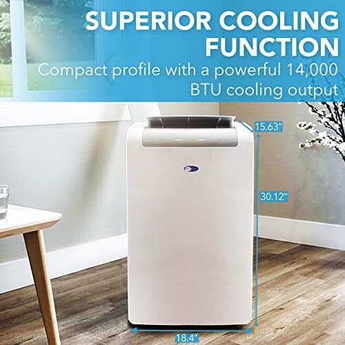 Whynter 14000 BTU Portable Air Conditioner with Heater and Fan