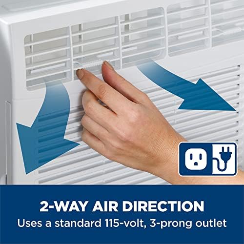 GE 5100 BTU Window AC Unit for Small Rooms Easy Install White