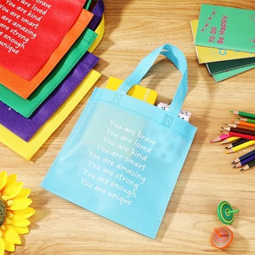 Coume 96 Sets Reusable Gift Tote Bags for School Supplies