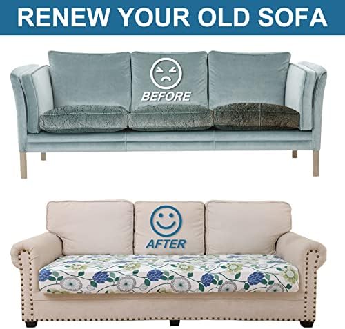 Smiry Printed Couch Cushion Covers Stretch Soft and Non-Slip