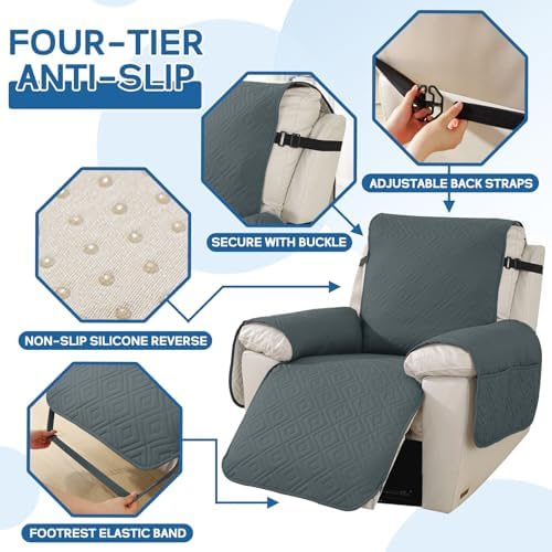 XINEAGE Clearance 100 Waterproof Recliner Cover 1