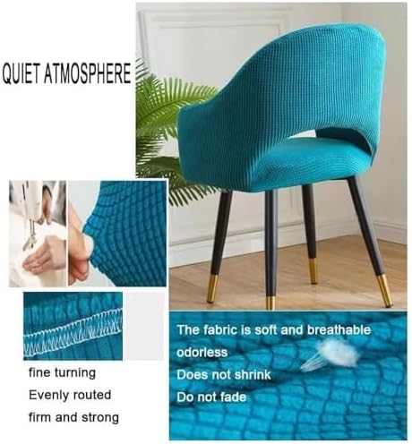 Tanghulu Set of 4 Dining Chair Covers with Wingback Arms