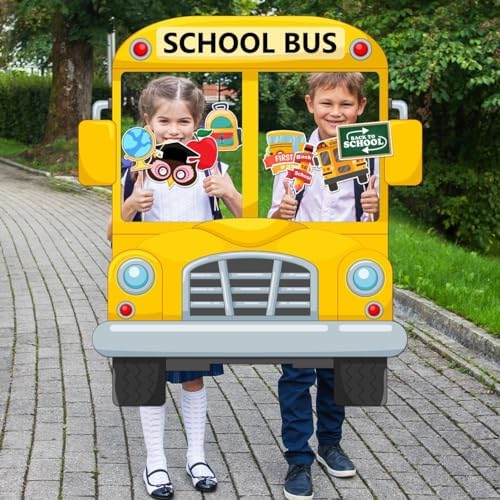 Back to School Photo Booth Props Set 16 Pieces 1