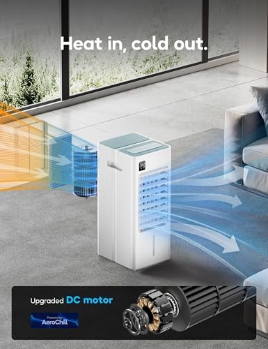 AEROZY Portable Evaporative Cooler with 3 Speeds and Digital Display 1