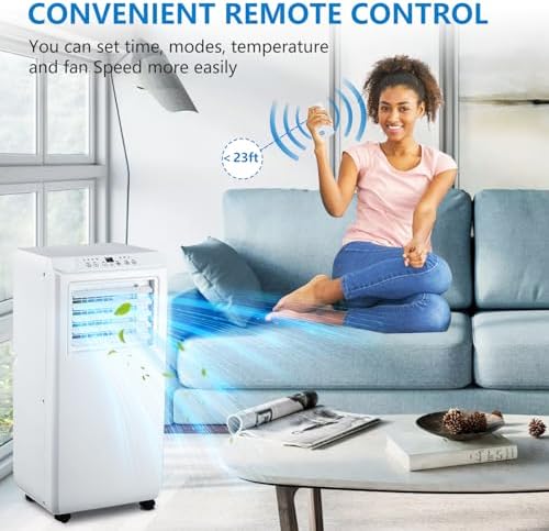 Portable Air Conditioner 3-in-1 with Remote Control