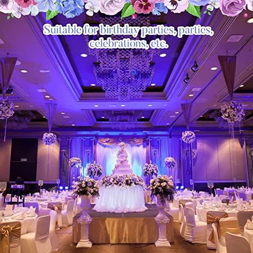 Macarrie 45 Pcs White Chair Covers for Weddings