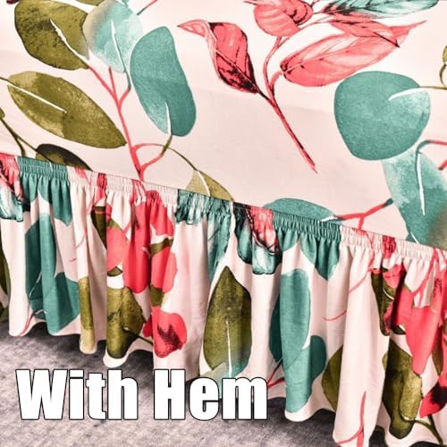 Stretch Couch Cover with Hem for 1-4 Seats
