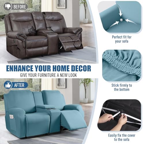 TAOCOCO Reclining Loveseat Slipcover Set