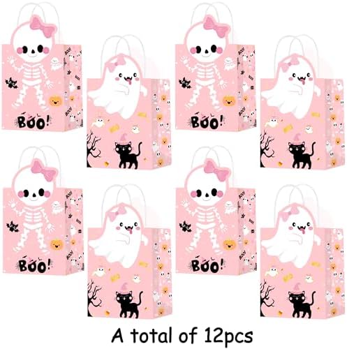 C L Cooper Life Halloween Party Tote Bags with Handles 12pcs
