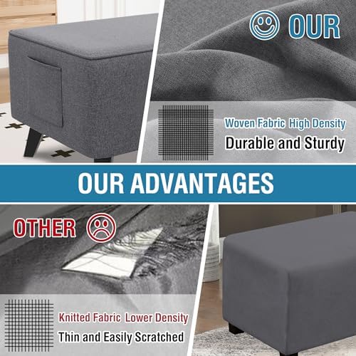 HVERSAILTEX Stool Cover for Rectangular Ottoman