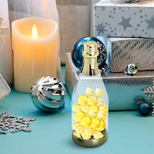 Cabilock 8pcs Transparent Candy Bottles for Party Favors and Snacks