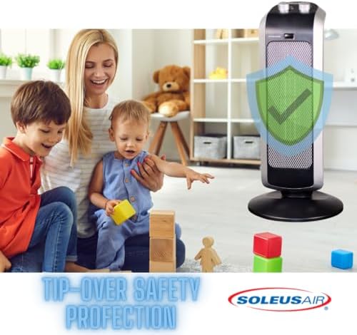 Soleus Air Heater with 2 Heat Settings and Timer