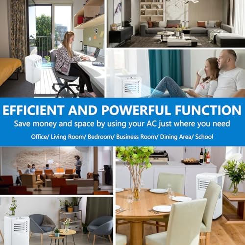 Portable Air Conditioner 3-in-1 with Remote Control