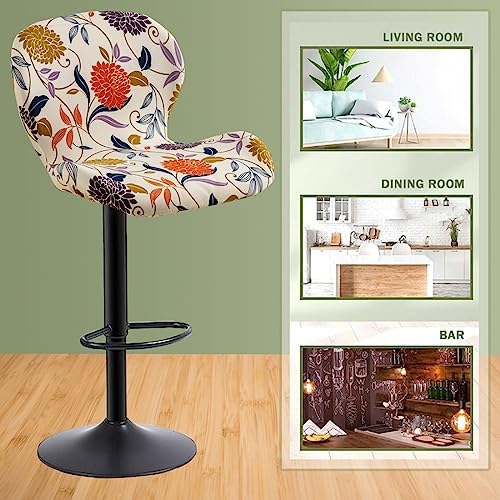 Counter Height Bar Stool Covers 4 Pack for Kitchen and Dining Room