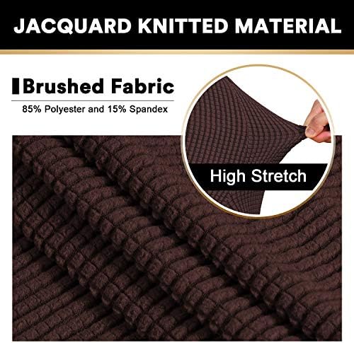 PrinceDeco Stretch Futon Slipcover with Elastic Design