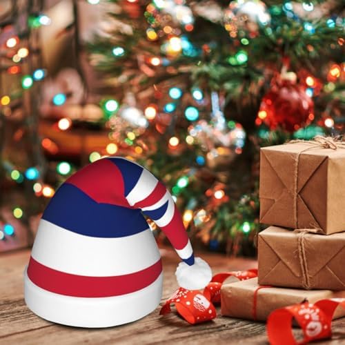 Hawaii Flag Christmas Hat with LED Light