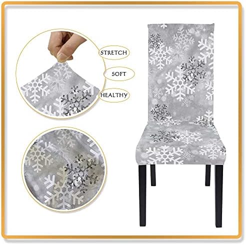 LIPOR 6-Piece Christmas Dining Chair Slipcovers
