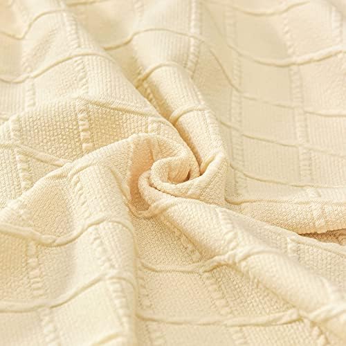 SoulFeel Set of 6 Lattice Chair Covers Champagne