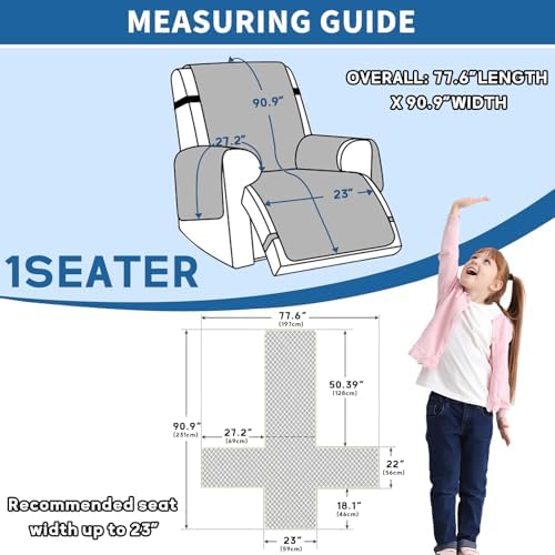 XINEAGE Clearance 100 Waterproof Recliner Cover 1