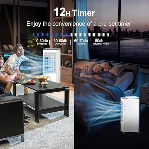 4-in-1 Portable Air Conditioner with Heating and Cooling