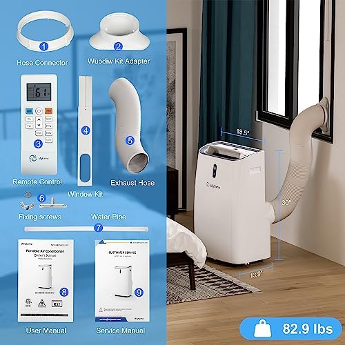 Wiytamo 14000 BTU Portable AC with WiFi and Smart App Control
